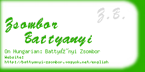 zsombor battyanyi business card